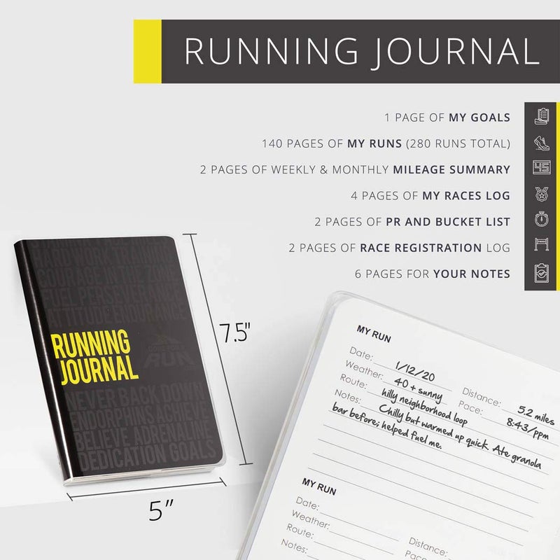 Gone For a Run Day-by-day Run Planner | Running Journals | Inspirational Words - Image 2